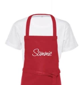Keukenschort rood