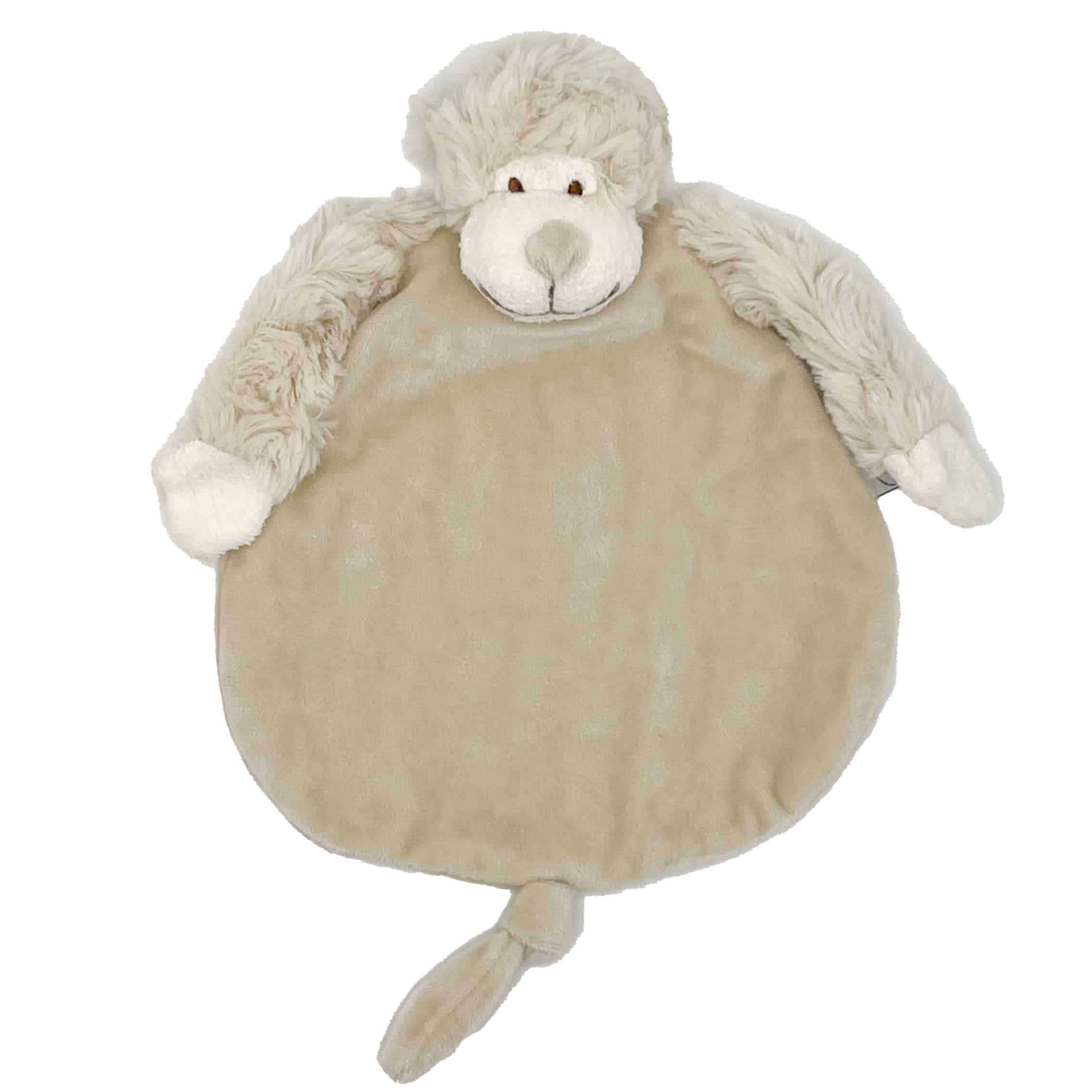 Tutdoekje Slingeraap Cream met naam