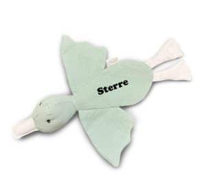 Tutdoekje Eend stone green