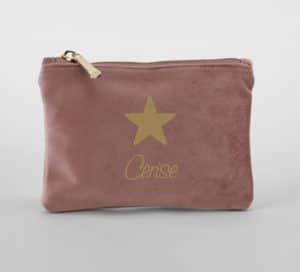 Make-up-tas-velvet-Old-pink